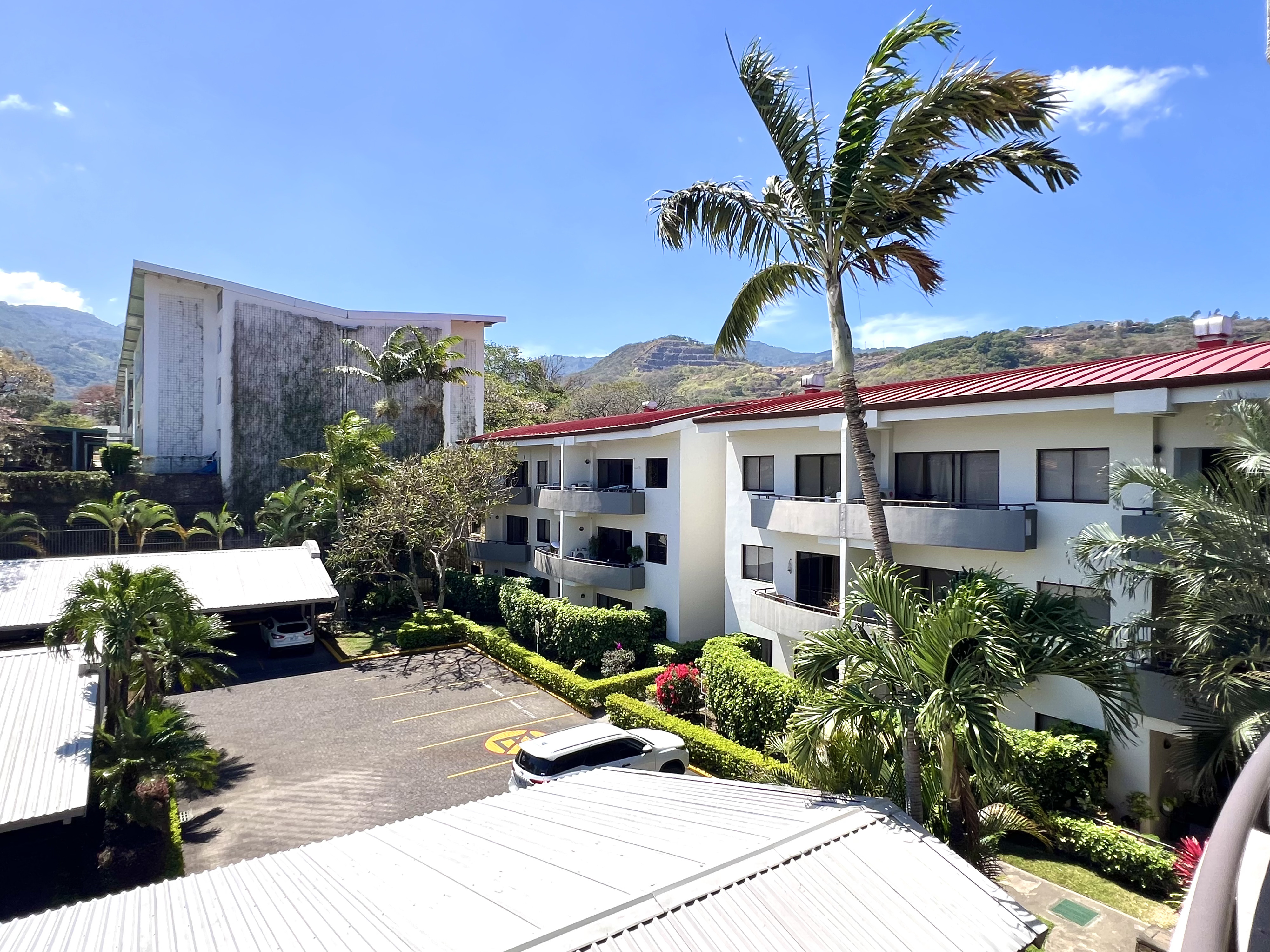 View over Avalon Condominium from G-House balcony